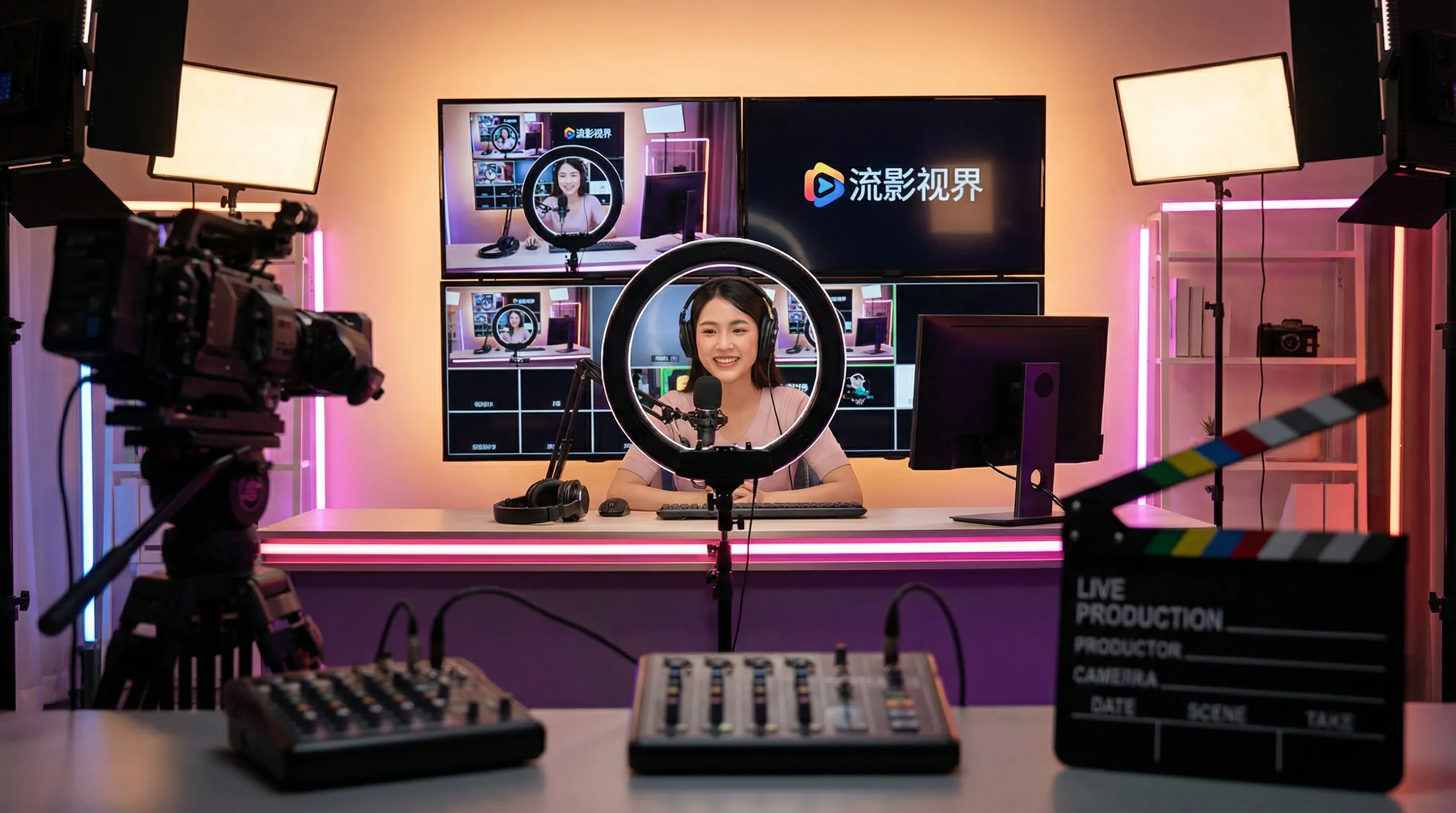 海角社区影视传媒平台宣传横幅